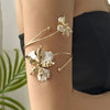 Ftcy Elegant Sexy Floral Open Cuff Armlet For Women Vintage Boho Enamel Glaze Craft Upper Arm Bracelet Beach Body Jewelry Gift - Image 4