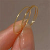 Stainless Steel Ring Set for Women Finger Accessory Jewelry Classic Wedding Engagement Gift - Image 3