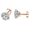 Stainless Steel Crystal Flat Back Stud Earrings 4 Prong Setting 2mm to 10mm 1 Pair - Image 8