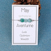 Adjustable Braided Bracelet with Twelve Month Color Options - Image 17