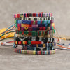 12Pcs Nepal Ethnic Colorful Bracelet Set For Women Bohemia Fabric Braided Rope Wristbands Men Bangle Summer Jewelry - Image 1