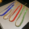 Colorful Rhinestone Choker Necklace with Multiple Color Options - Image 19