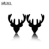 Minimalist Silver Color Deer Horn Earrings Women Christmas Jewelry Cute Elk Antler Ear Studs Unique Tree Branch Earings - Image 9