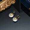 Baroque Button Freshwater Pearl Ear Spoon Style Earrings Silver Classic Elegant Gifts for Women - Image 6