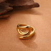 Vintage Stainless Steel Rings for Women Punk Chunky Irregular Smooth Adjustable Open Ring Jewelry Weddings Gifts - Image 38