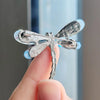 Dragonfly Retro Brooch Small Fragrant Wind Temperament Chest Suit Female Accessories Pin - Image 2