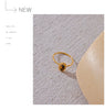 Stone Stainless Steel Oval Thin Chic Ring Women Pvd Plated Jewelry Accessories Gift - Image 15