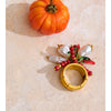 Stainless Steel Adjustable Simulated Pearls Chili Handmade Elastic Charm Ring Jewelry - Image 5