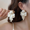 Retro Green Jade Ginkgo Leaf Style Pearl Drop Earring Chinese Ancient Style Hook Earrings For Women Gift - Image 7