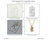 Tarot Queen Lover Magician Moon Necklace Stainless Steel Jewelry Gold Plated Decoration - Image 34