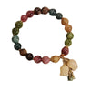 Colorful Beaded Orchid Pendant Bracelets for Women Girls Crystal Handmade Beads Bracelets Aesthetic Jewelry Gifts - Image 6