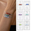 Adjustable Braided Bracelet with Twelve Month Color Options - Image 19