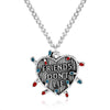 Movie Jewley "Friends Don't Lie" Run Lamp Star Choker Pendant Necklace enamel Charms jewelry - Image 4