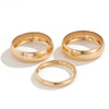 Glossy Metal Stacking Bangle Set 3 Pieces - Image 5