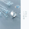 Silver Simple Punk Hollow Rings For Women Geometric Open Adjustable Handmade Party Jewelry Gift Allergy - Image 4