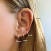 Stainless Steel Mini Hoop Earrings in Multiple Sizes and Finishes - Image 5