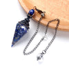 Stone Crystal Pendulum Necklaces Hexagonal Cone Crushed Stone Amethysts Rose Quartz Chakra Pendant Jewelry Accessories - Image 9