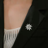 Stainless Steel Gold Color Women Brooch Crown Bee Butterfly Sun Snowflake Musical Note Badge Lapel Pin Accessories - Image 4