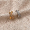 1PC Punk Metal Cross Ear Cuff Ear Clip for Women No Pierced C Shape Geometric Small Ear Wrap Zircon Clips Jewelry Gifts - Image 4