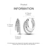 Small Hoop Earrings with Butterfly and Heart Motifs - Image 39