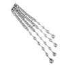 Light Crystal Meteor Long Tassel Brooch For Women Sweet Geometry Jewelry Party Gifts - Image 5