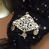 Sunspicems Gold Color Arab Brooch For Women Hijab Lapel Pins Gold Color Bridal Wedding Jewelry - Image 4