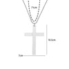 Wooden Cross Pendant Necklace with Alloy Chain and 71 cm Length - Image 21