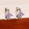 6/8/10mm Stainless Steel Zircon Flower Hoop Earring Small Gold Color Circle Hoops Huggie Piercing Earring Jewelry - Image 8