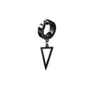1 Pcs Clip On Hoop Earrings For Men Women Stainless Steel Fake Non Piercing Magnetic Dangle Earring Black Huggie Hoop - Image 15