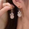 Shiny Rhinestone Butterfly Water Drop Tassel Earrings for Women Crystal Zircon Pearl Long Earring Party Daily Jewelry Gifts - Image 4