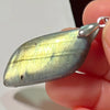 Blue Labradorite Pendant Irregular Shape Bead Stone Orange Necklace for Men Women - Image 7