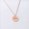 10Pcs 20mm 25mm Stainless Steel Mirror Polish Necklace Pvd Plating Round Disc Pendant Neckalce For Women's Jewelry - Image 9
