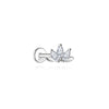 1PC Sparkling Piercing Stud Earrings Silver Shining Circle Earring For Women Ear Bone Earring Jewel - Image 27