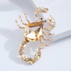 Skeds Zodiac Sign Scorpio Personality Scorpion Brooch Female Pin Corsage Accessories for Men - Image 4