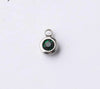 60 piece/lot Stainless Steel Crystal Pendant steel Gold Color 12 Birthstone Charm Round 6mm 6.5mm Rhinestones Charms - Image 22