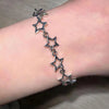 Stars Charm Bracelet Grunge Stars Link Bracelet Anime Inspired Bangles For Women Charm Bracelet Y2k - Image 2