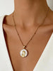 Gold Plated Virgin Mary Necklace Religious Jewelry Women Elegant Shell Virgin Mary Pendant - Image 7