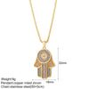 Stainless Steel Chain Necklace with Colorful Pendant Designs - Image 11