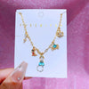 Mix Design Fairy Tales Girl Pendant Necklace Gold Color Plated Women Chain Jewelry - Image 4