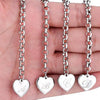 silver noble Heart 26 Letteres chain Bracelets for women party wedding Jewelry gifts - Image 22