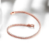 Silver Bracelet 16CM To 19CM Tennis Bracelet 2.5MM Zirconia Anniversary Gift - Image 7