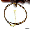2MM Mini Stone Beads With Amethyst Tiger Eye Aquamarine Crystal Necklace for Men and Women Charm Jewelry - Image 36