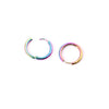 8/10/12/14/16/18/20mm Colorful Huggie Hoops Earrings Clip For Women Men Unisex Cartilage Piercing 2pcs - Image 3