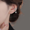 Korean Blue Zircon Star Clip Earrings for Women Simple Hollow Multi-Layer Star Ear Cuff Non-Piercing Jewelry Gift - Image 1