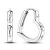 Small Hoop Earrings with Butterfly and Heart Motifs - Image 26