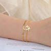 Hummingbird Flower Charm Bracelets Women's Stainless Steel Gold Color Double Layer Beads Chain Bracelet Bohemian Jewelry - Image 6