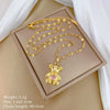 Over 30 Styles Bear Necklace Titanium Steel Zircon Micro Inlaid Copper Pendant Collarbone Chain Souvenir Gift - Image 20