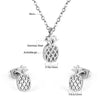 Flower Rose Jewelry Sets For Women Fairy Moon Star Pineapple Necklace Earrings Romantic Accessory Conjuntos De Joya - Image 24