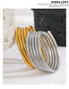 Stainless Steel Stackable Multi-Layer Wrap Arm Bracelet Bangle Metal Elastic Unisex Jewelry Men Women - Image 14