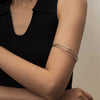 Punk Armlet Adjustable Upper Arm Cuff Minimalist Bangle Armband Arm Bracelet Jewelry Gift - Image 2